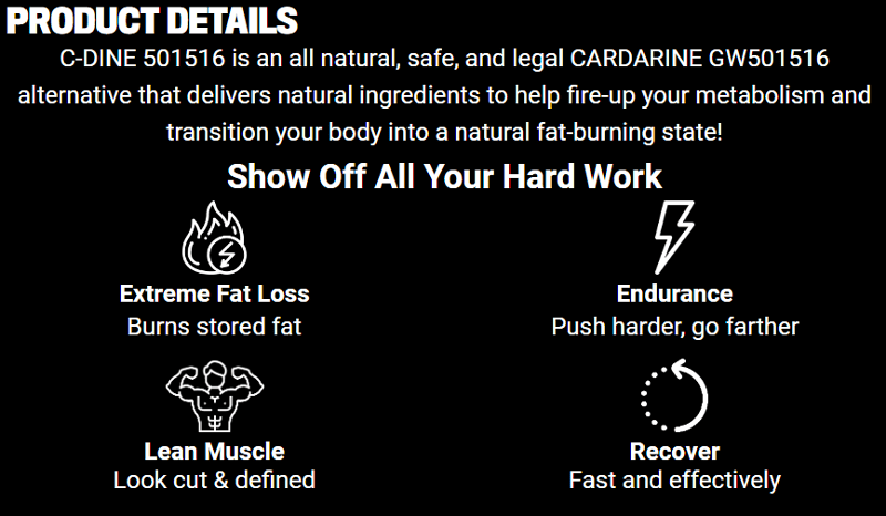 CrazyBulk C-Dine 501516 Product Details